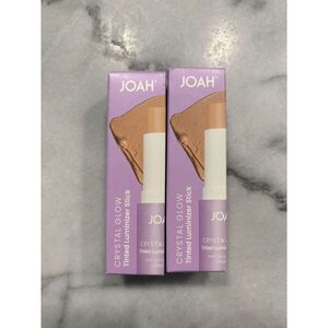 Joah Crystal Glow Tinted Luminzer Stick FC040 Fair with Cool Undertones Lot of 2